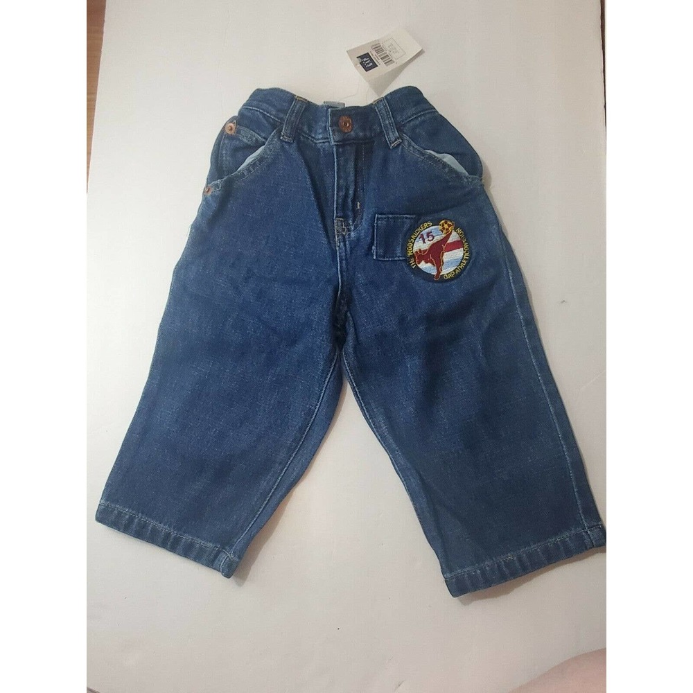 Baby Gap Nwt Varsity Jeans New Vintage Stock Nwt 18-24 month toddler child pant